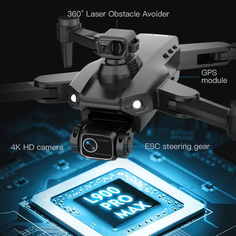 L900 Pro MAX Drone GPS, mainan - Drone Camera Night Vision ulasan dan harga