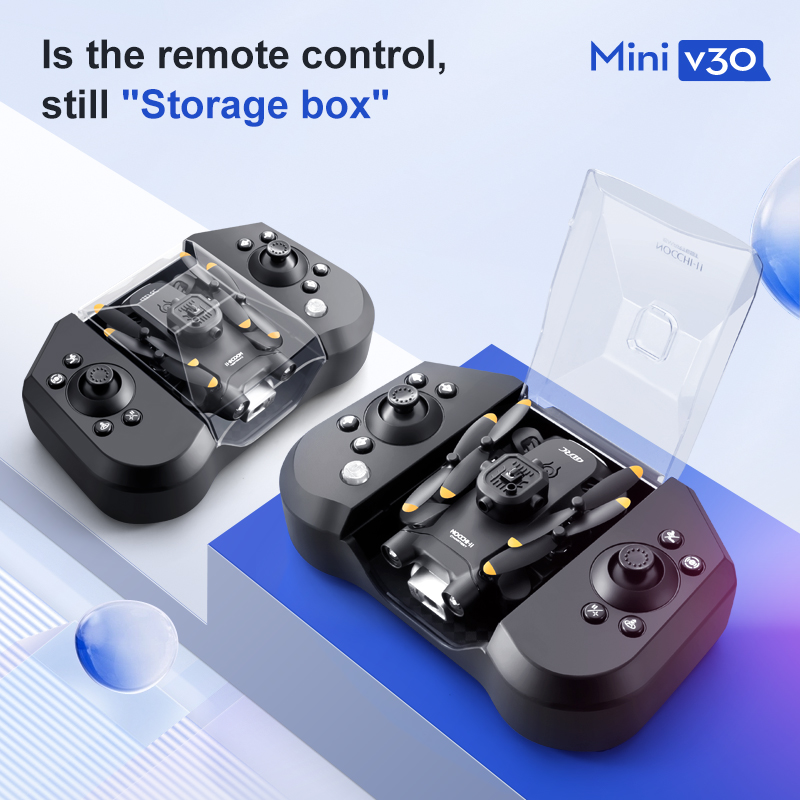 Drone FPV Mini V30 WiFi, Quadc - Drone Camera 4K ulasan dan harga