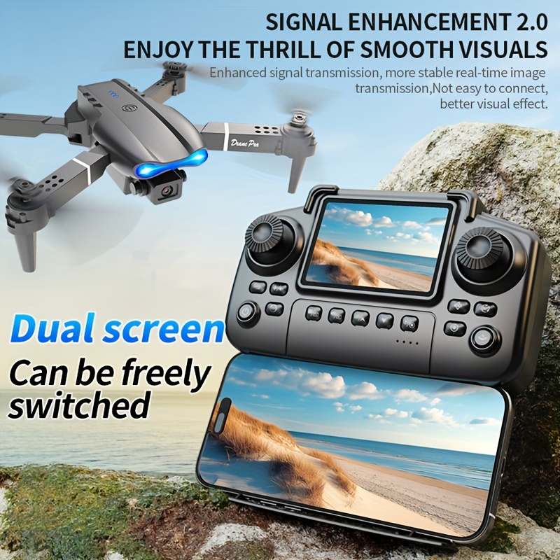 Drone Lipat E99 PRO MAX dengan - Drone Camera Night Vision ulasan dan harga