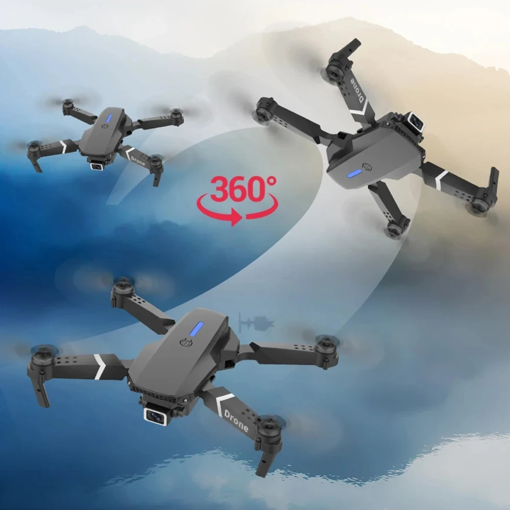Drone Profesional E88 4K Sudut - Drone Camera Wide Angle ulasan dan harga