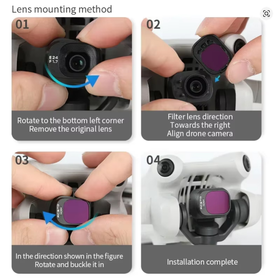 Untuk DJI Mini 4 Pro ND Filter - Drone Camera Filter ulasan dan harga