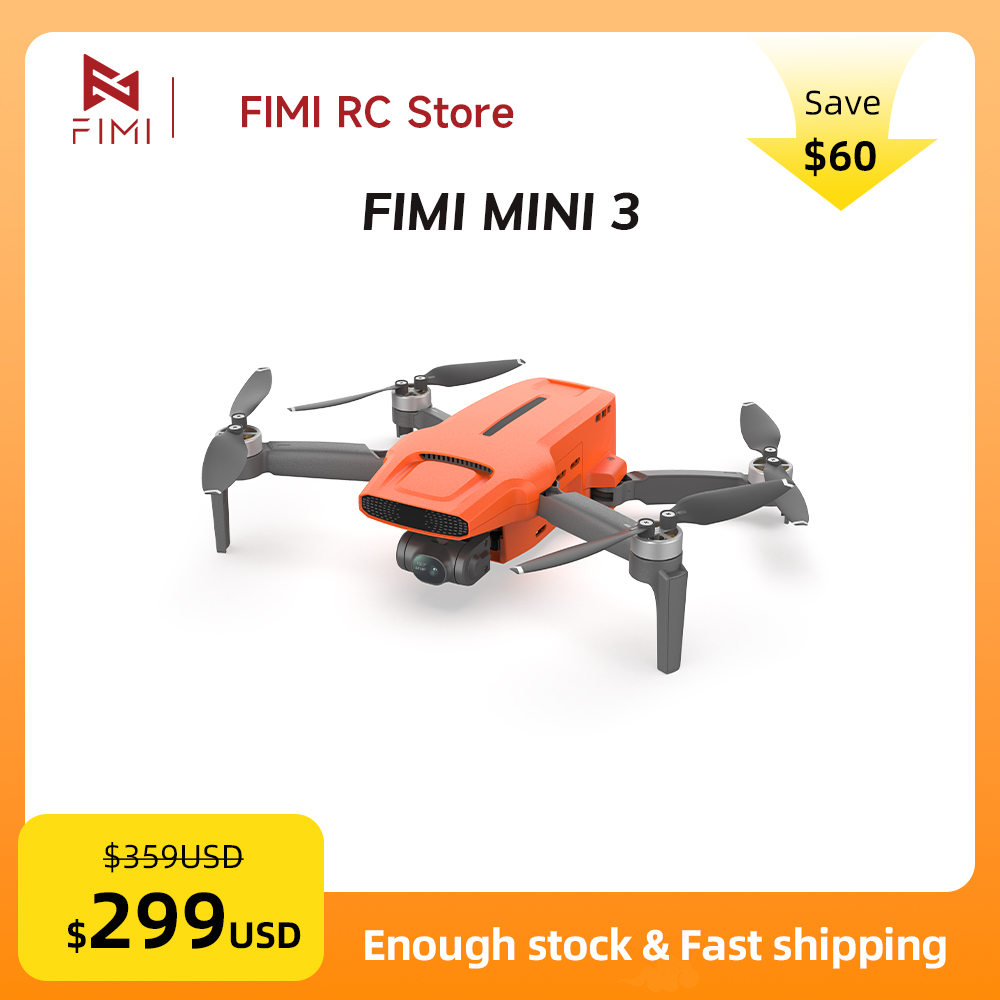 FIMI MINI 3 Drone Kamera 4K 60 - Drone Camera With Gimbal ulasan dan harga